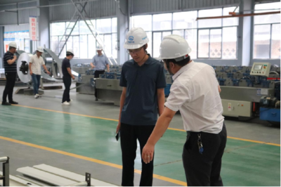 深化合作，共筑未來(lái) 新運(yùn)公司新加坡J150地鐵項(xiàng)目部調(diào)研鋼結(jié)構(gòu)制造分公司輕質(zhì)建筑材料制造